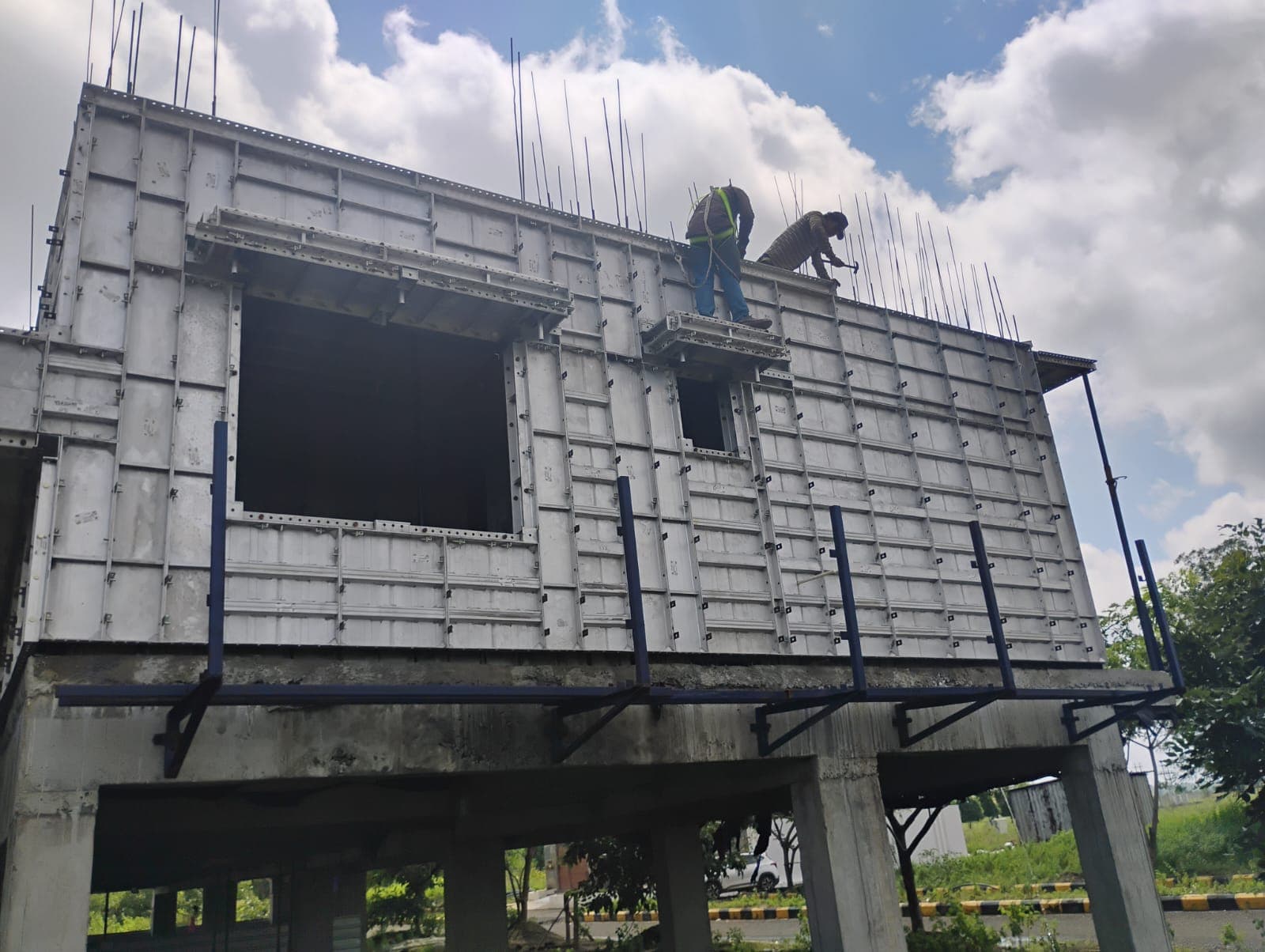 Aluminium formwork and Mivan shuttering project in Hyderabad, Telangana - Rasa Infra Frame
