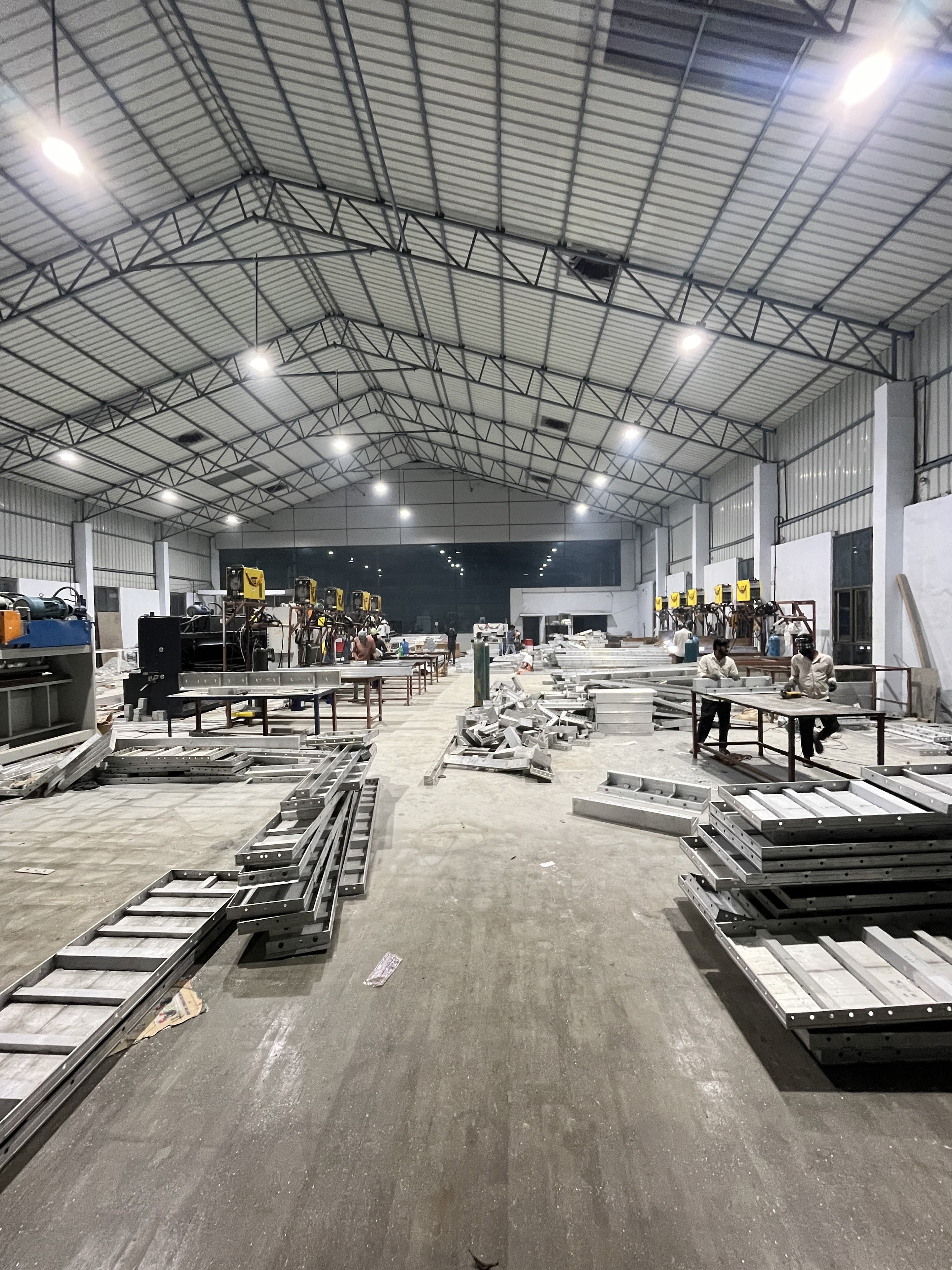 Alumforms manufacturing plant - Mivan shuttering and aluminium formwork manufacturers in Hyderabad, Telangana